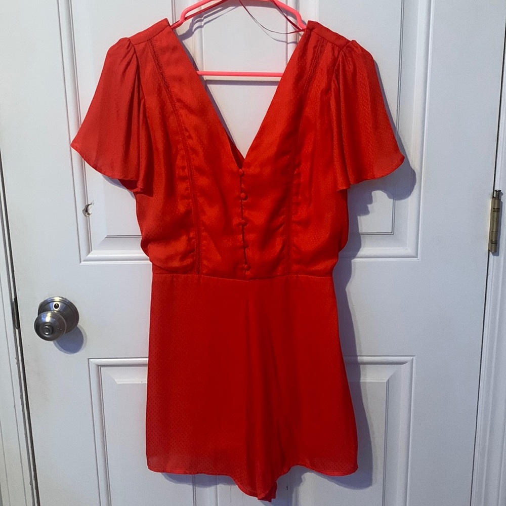 red romper